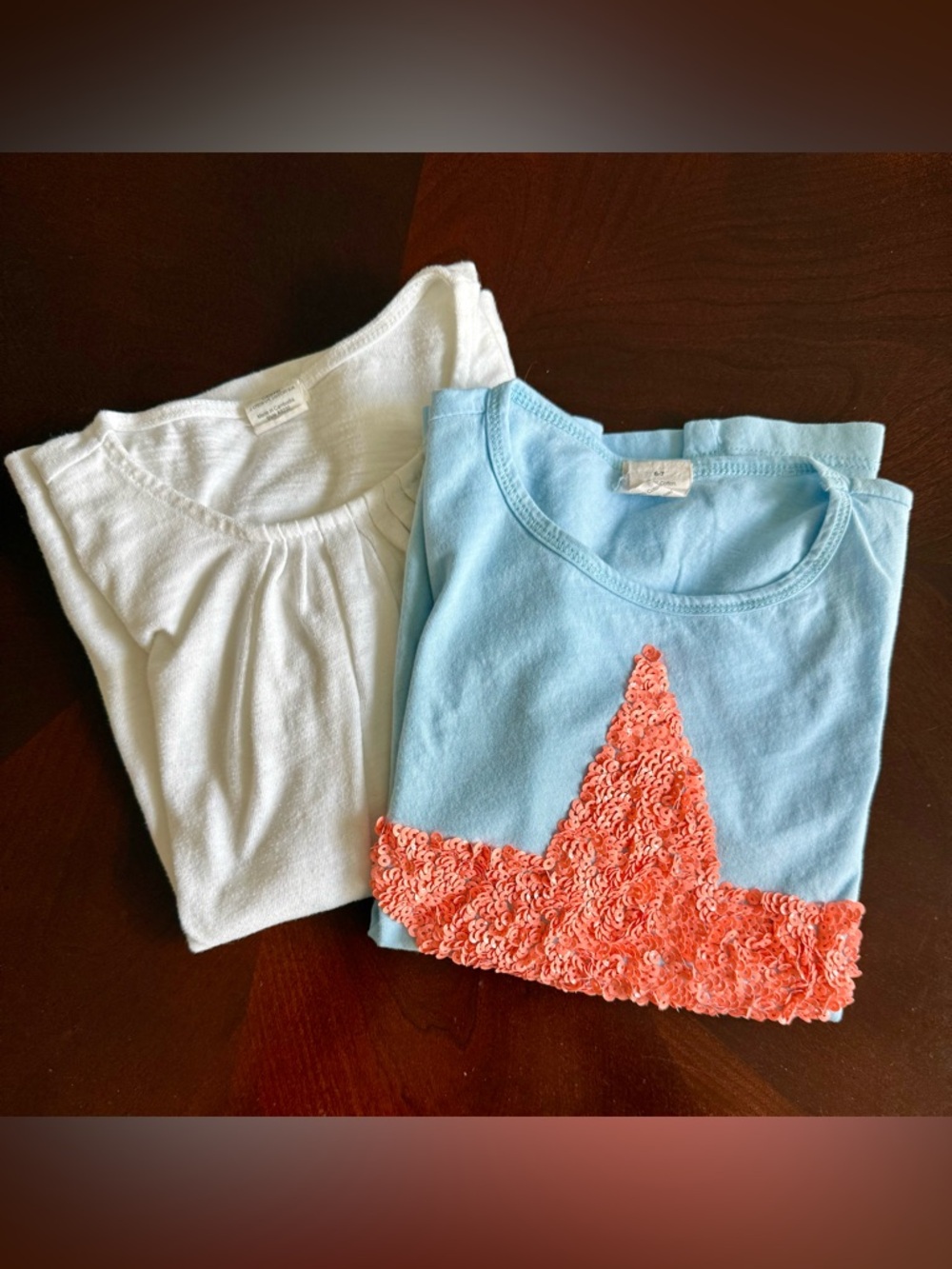 Crewcuts Star / White Long Sleeve Shirt Bundle Sz6-7